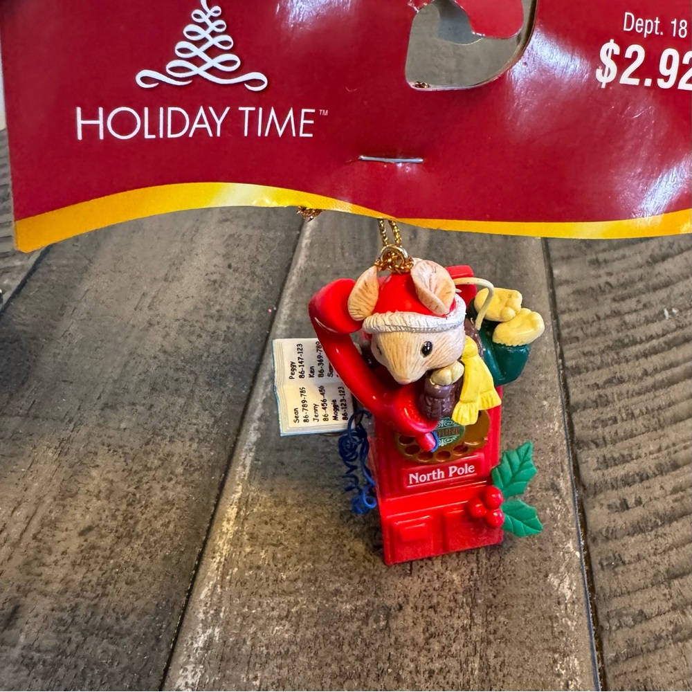 Vintage Hallmark Nightmare Before Christmas Santa‎ Storyteller Ornament